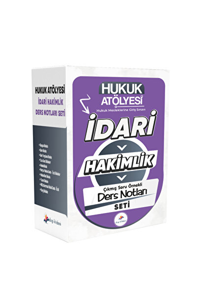 Dizgi Kitap 2026 Hukuk Atölyesi İdari Hakimlik Çıkmış Soru Örnekli Ders Notla...