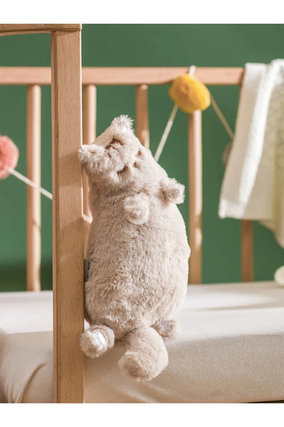 LC Waikiki LCW HOME Bej Kedi Figürlü Pelüş Bebek Kırlent 30 Cm