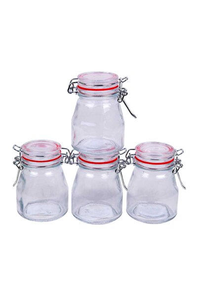 Crystal Drops Spice Glass Jar Set, 4 pcs, 90 ml