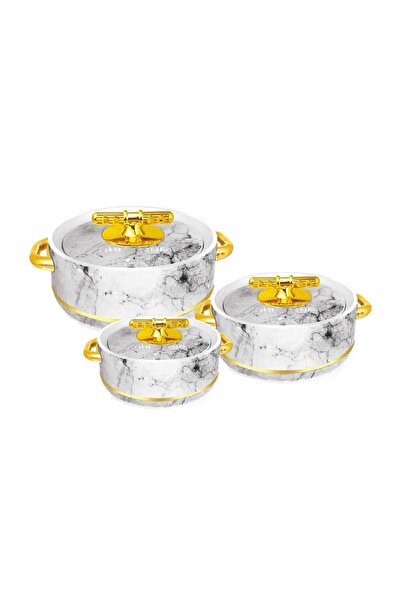 Chefline Prism Platina Hotpot Set, 3pcs