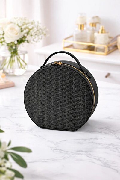 Toybox Travel Makeup Bag with Mirror LED Lighted Makeup Bag Cosmetic Storage ...