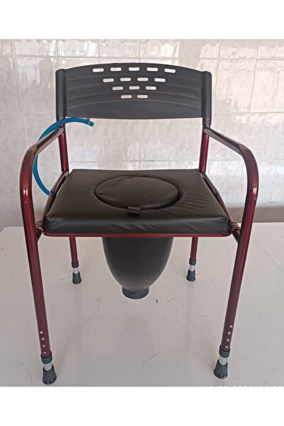 Csr Taharet Musluklu Döşemeli Seyyar Katlanabilir Hasta Yaşlı Tuvalet Sandaly...