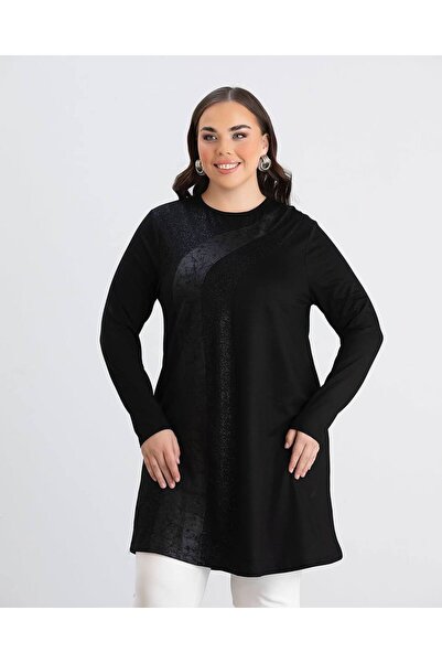 BİRSEN BUTİK Kadın Kristal Kumaş Tunik