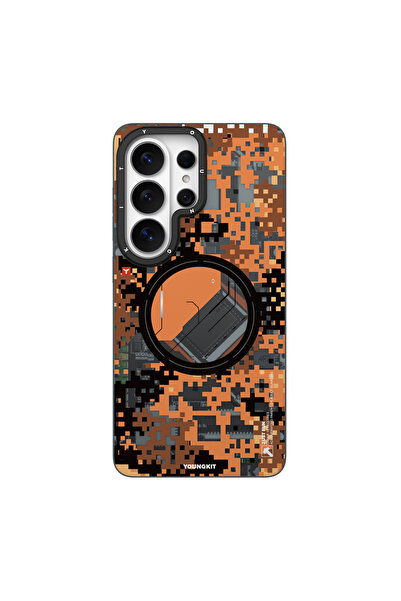 Youngkit Galaxy S26 Ultra Kılıf M-Safe Uyumlu Camouflage Sykell Serisi Kapak ...