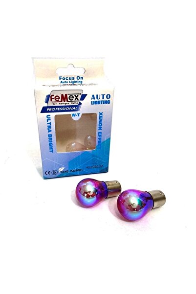 FEMEX Diadem Kırmızı P21W BAY15D Çift Duy Stop Aydınlatma