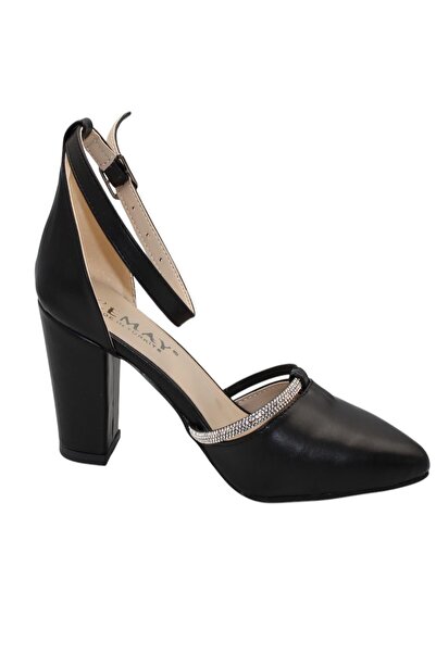 Bluefeet Black Skin Women's 8 cm Heeled Shoes