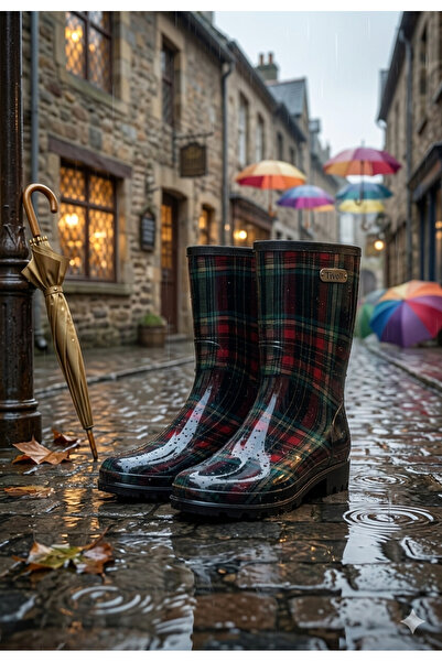 Deniz Terlik Γυναικείες μπότες βροχής | Αδιάβροχο Αντιολισθητικό Ελαφρύ