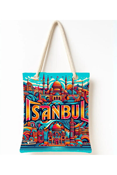 desio İstanbul Grafik Rüyası Omuz Çantası