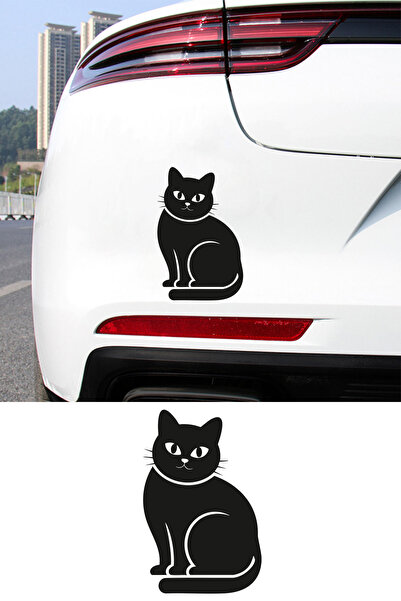 MIGNATIS Cute Cat Car Sticker - Cat Car Sticker - Adorable Vehicle Decoration...