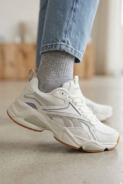 Reebok Λευκά Γυναικεία Παπούτσια για Περπάτημα και Τρέξιμο - Άνετα Αθλητικά Π...