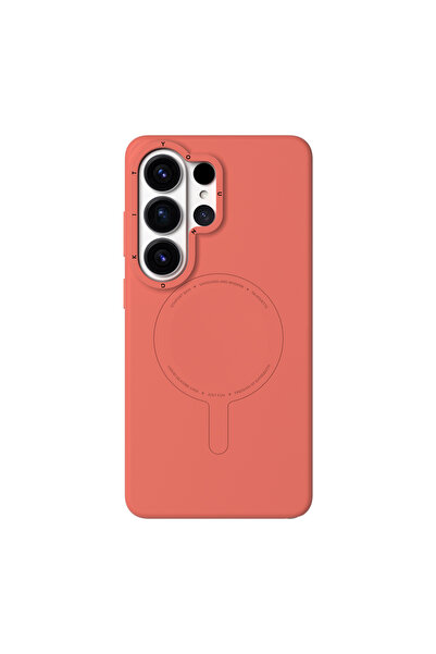 Youngkit Galaxy S26 Ultra Kılıf M-Safe Uyumlu Morandi Serisi Kapak Turuncu