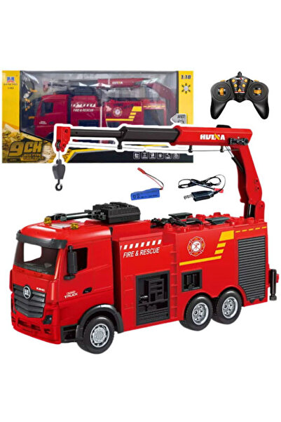 Huina Τηλεκατευθυνόμενο Πυροσβεστικό όχημα με Γερανό και Πέ