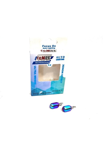 FEMEX Diadem Kırmızı T10 W5W Stop Park Aydınlatma