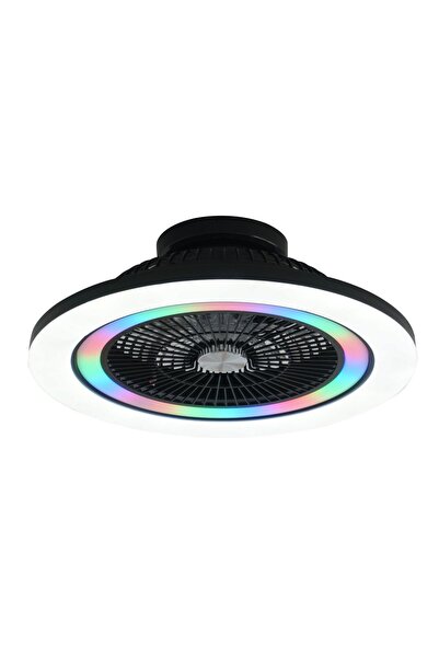 handanca DLC OVEST RGB LED TAVAN VANTİLATÖRÜ KUMANDALI 58 CM