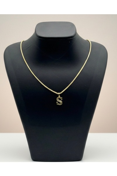 Lunays Xuping Snake Back Chain S Letter Pendant with Zircon Stone Vip Series