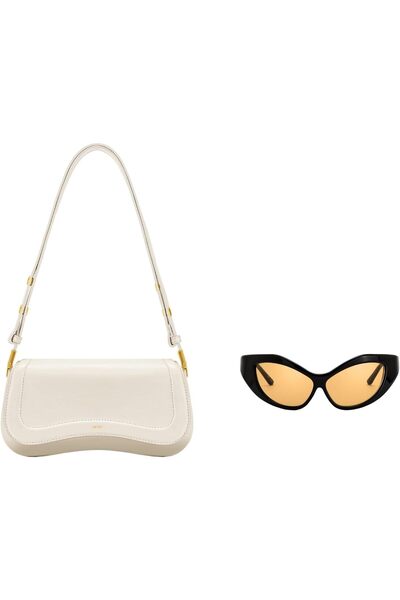 JW PEI Women's Joy Shoulder Bag-Clarissa Cateye Sunglasses