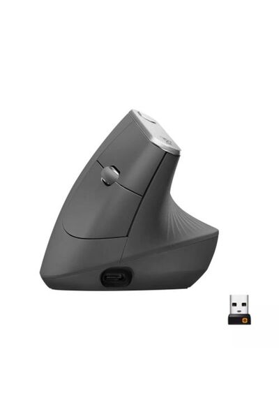 logitech Ποντίκι Ασύρματο MX Κάθετο Μαύρο EU (910-005448)