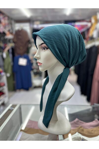 R&S modibone Scarf Bonnet Cotton Fabric Non-Slip Petrol Blue