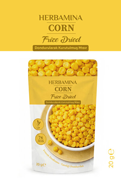 Herbamina Dondurularak Kurutulmuş Mısır - 20 gr