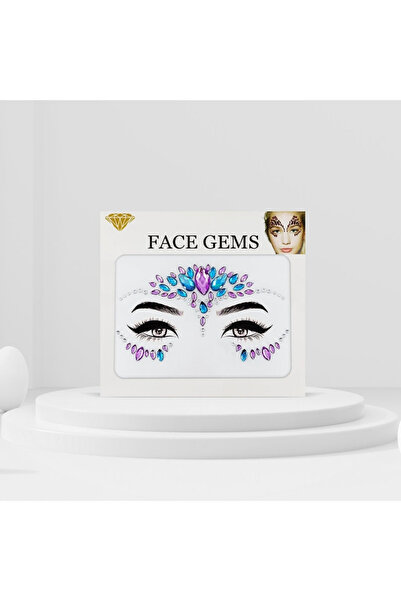 Le Mabelle Lila Zümrüt Model Kız Çocuk Yüz Sticker