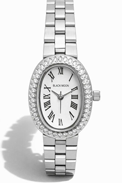 Black Moon Women's Watch Silver Color