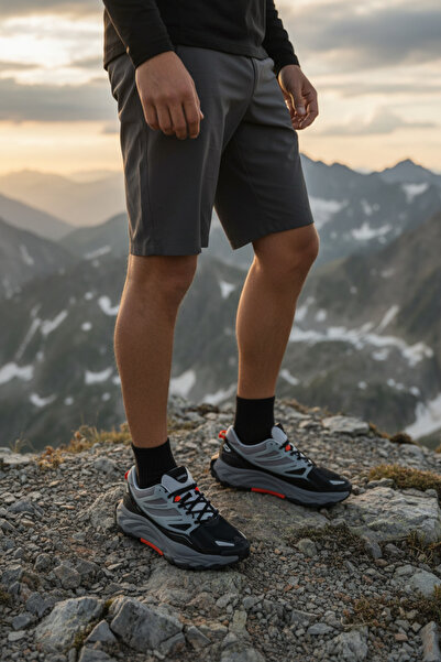 Lufian LF-4876 Ανδρικά μαύρα casual αθλητικά παπούτσια