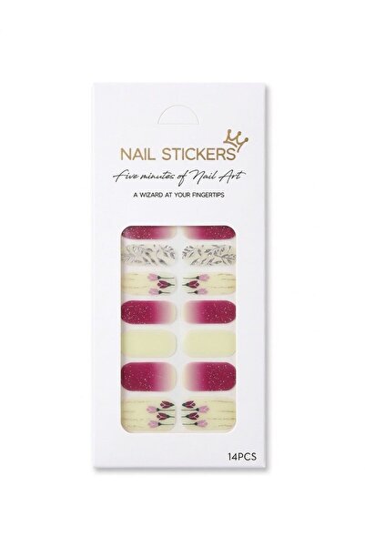 SHEGO NAİL Nail Art Sticker Seti- Kendinden Yapışkanlı 14 Parça ve Mini Törpü...