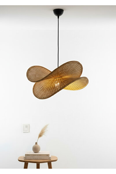 MANOADECO Rattan Hasır Bohem Avize