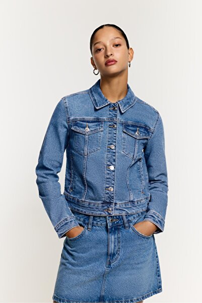 LEFTIES Basic denim ceket