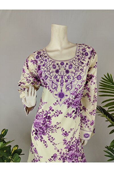 ASIAN Amani Cotton Comfortable Fabric High Quality Patterned Modest Jilbab