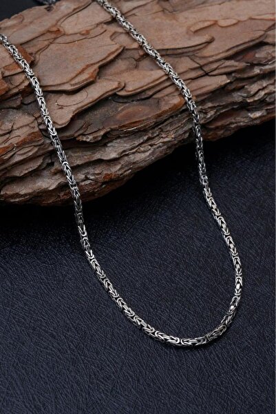innuendo jewelery 925 Ayar Gümüş Kral (King) Erkek Kolye