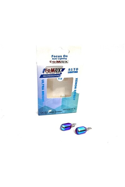 FEMEX Diadem T10 W5W Kırmızı Stop&Park Aydınlatma