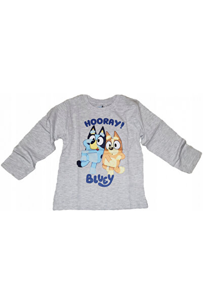 bluey Cotton Long Sleeve Shirt, Hooray
