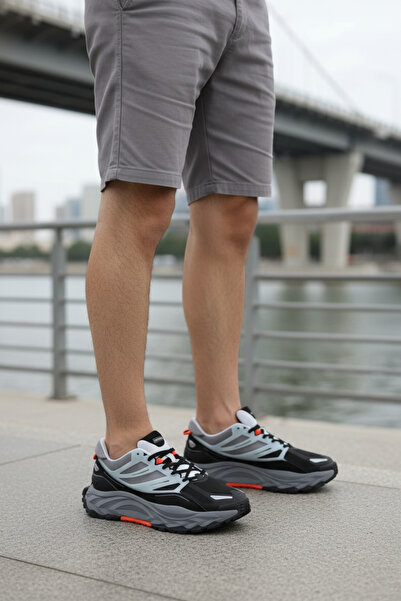 Lufian LF-7019 Ανδρικά μαύρα καθημερινά αθλητικά παπούτσια