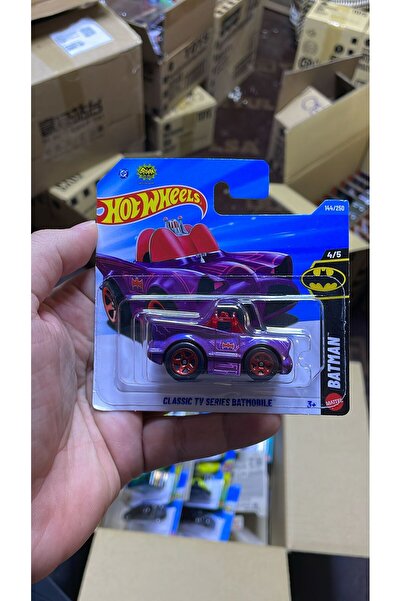 HOT WHEELS Classic TV Series Batmobile Mor Batman Metal Oyuncak Araba