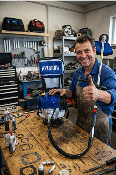 Hyundai HYX52S Benzinli Sırt Tırpan Motoru