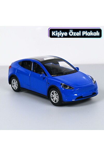 bebeym Tesla Metal Oyuncak Araba 1:36 Mavi