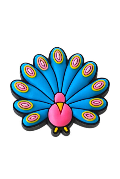 OEM Αξεσουάρ Διακόσμησης Παπουτσιών Σχέδιο Παγώνι C - Jibbitz