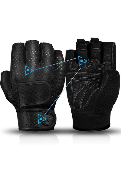 Dotail Γάντια Γυμναστικής MOREOK, Υποστήριξη Καρπού, Τζελ 3 χιλιοστών, Διαπνέ...