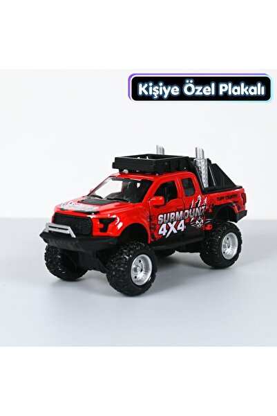 bebeym Ford Ranger F150 Offroad Metal Araba 1:36 Kırmızı