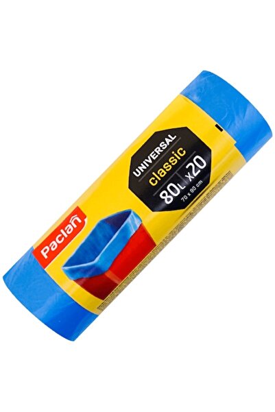 Paclan Saci de gunoi albaștri clasici 80 Litri 20 bucăți