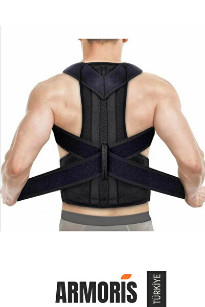 Armoris #Korse Sırt Omuz Boyun Destekli Ayarlanabilir Kamburluk Önleyici Erke...