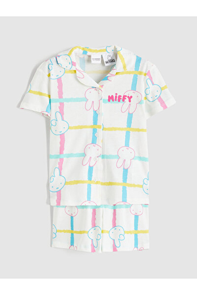 LC Waikiki Set de pijamale scurte pentru fete, cu imprimeu Miffy