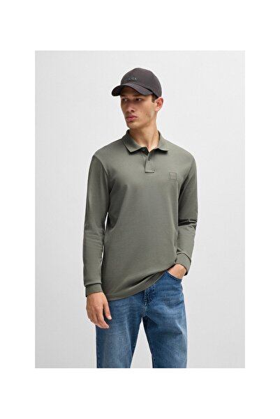 BOSS Streç Pamuk Pike Slim Fit Polo Yaka Tişört