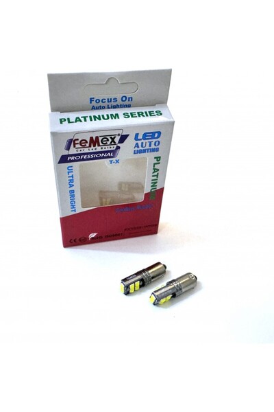 FEMEX Platinum Beyaz H21W BAY9S 10 Smd 3030 Chip Led Ampul