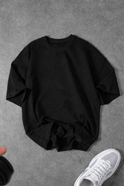 MODARİCH Unisex Γυναικεία/Ανδρικά μπλουζάκια από χτενισμένο βαμβάκι, μονόχρωμ...