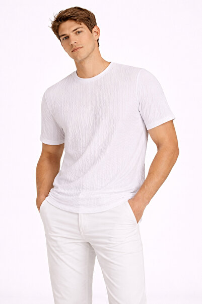 CLAYES Ανδρικό μπλουζάκι Bürümcük με λαιμόκοψη περιστροφική, 100% βαμβάκι, Ov...