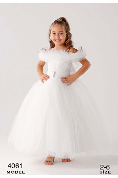 MİSS HELİNA Evening Dress 4061 White