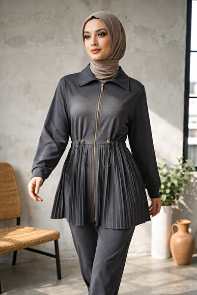 modam miss Oysho Piliseli İkili Antrasit Takım 8245