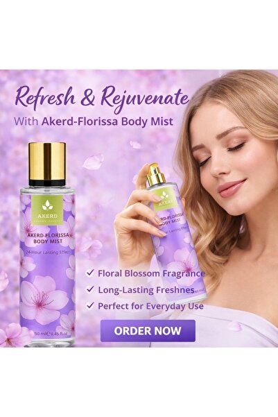 AKERD COSMETİCS Akerd Florissa Body Mist